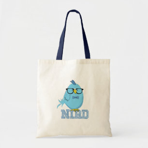Bolsa Tote Passarinho Nerd Engraçado com Óculos Pássaro Fof