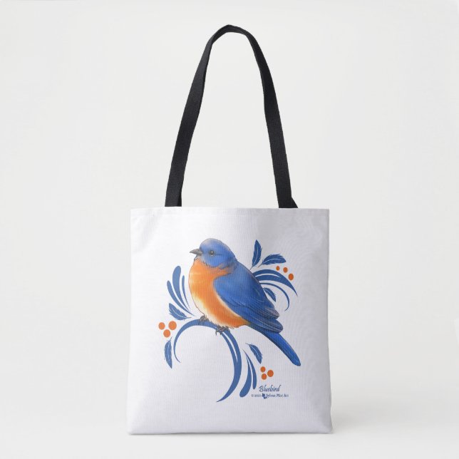 Bolsa Tote Pássaro azul (Frente)