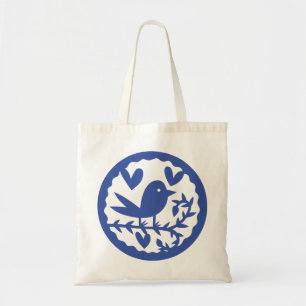 Bolsa Tote Pássaro azul