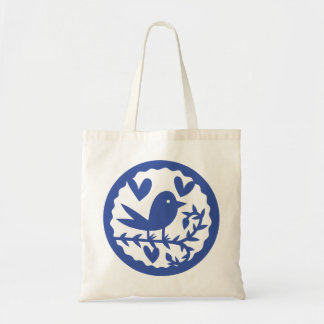 Bolsa Tote Pássaro azul