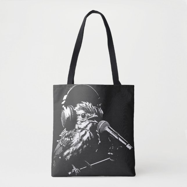 Bolsa Tote Pássaro Cantando (Frente)