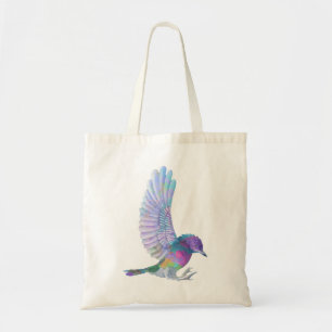 Bolsa Tote Pássaro Colorido Fantástico