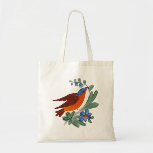 Bolsa Tote Pássaro da arte popular