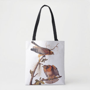 Bolsa Tote Pássaro de Preia ruivo Hawk Audubon