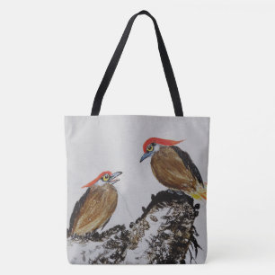 Bolsa Tote Pássaro de uma pena em um