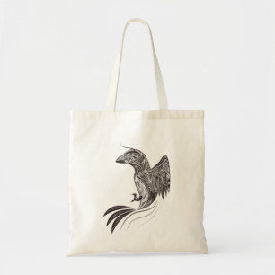 Bolsa Tote Pássaro do Doodle