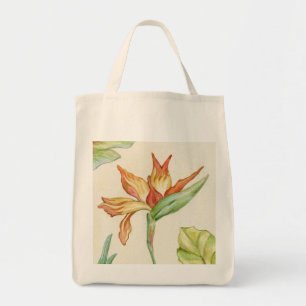 Bolsa Tote Pássaro do saco da flor de paraíso