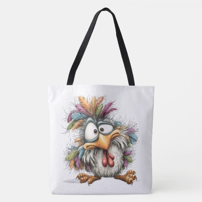 Bolsa Tote Pássaro Excêntrico (Frente)