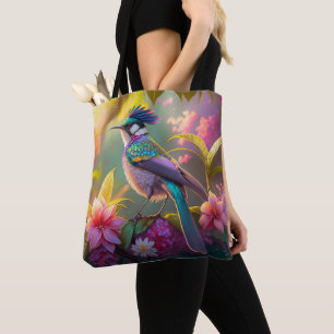 Bolsa Tote Pássaro Fantasia Pássaro-do-Sol Bastão-do-Arco-Pen