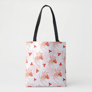 Bolsa Tote Pássaro Phoenix E Flor Phoenix Sem Olho