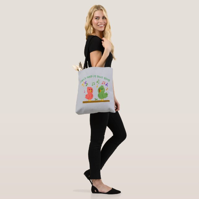 Bolsa Tote Pássaros cantores (No(a) Modelo)