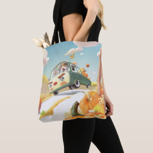 Bolsa Tote Passeio de Abóbora