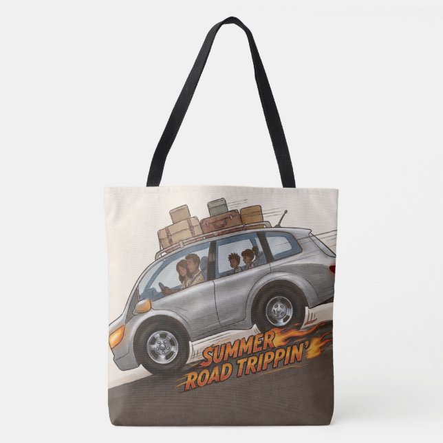 Bolsa Tote Passeio de Estrada no Verão (Frente)