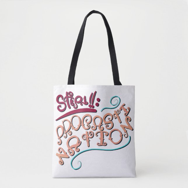 Bolsa Tote Passo 1: Procrastinação (Frente)