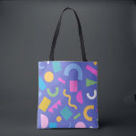 Bolsa Tote Pastel Abstract Shapes Pattern Design<br><div class="desc">A modern pastel pattern featuring a variety of soft abstract shapes in gentle, cheerful colors. This playful yet elegant design creates a light and artistic look that works beautifully on stationery, invitations, greeting cards, and gift wrap. The combination of pastel tones and simple geometric shapes gives the pattern a stylish,...</div>