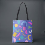Bolsa Tote Pastel Abstract Shapes Pattern Design<br><div class="desc">A modern pastel pattern featuring a variety of soft abstract shapes in gentle, cheerful colors. This playful yet elegant design creates a light and artistic look that works beautifully on stationery, invitations, greeting cards, and gift wrap. The combination of pastel tones and simple geometric shapes gives the pattern a stylish,...</div>