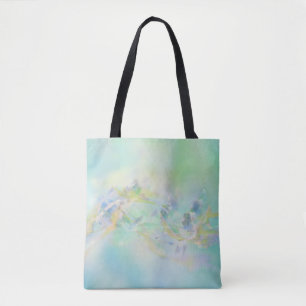 Bolsa Tote Pastel Abstrato Floral