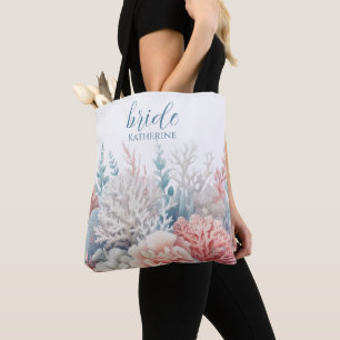 Bolsa Tote Pastel Coral Reef-Beach