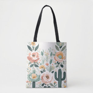 Bolsa Tote Pastel Floral Fiesta
