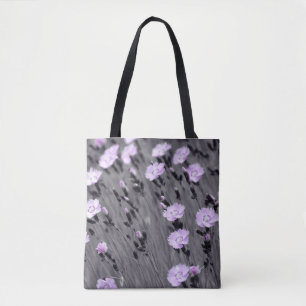 Bolsa Tote Pastel Lilac Wildflower