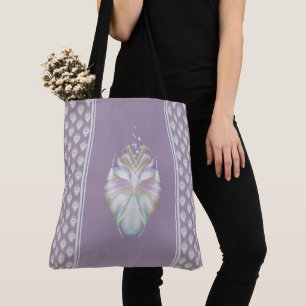 Bolsa Tote Pastel Purple Oracle Owl