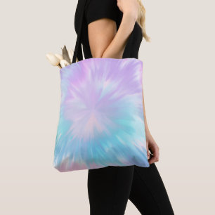 Bolsa Tote Pastel Tie Dye Summer Glam #2 #decor #art