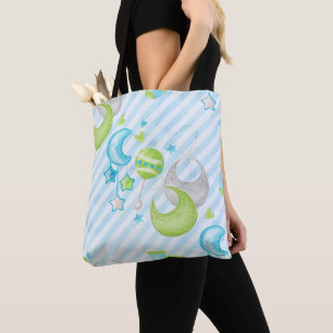 BOLSA TOTE PASTEL VERDE AZUL BRUTO BABY ITUAL ITENS