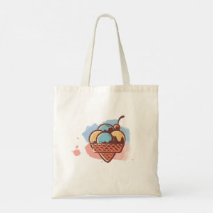 Bolsa Tote Pastel Watercolor Summer Aestético