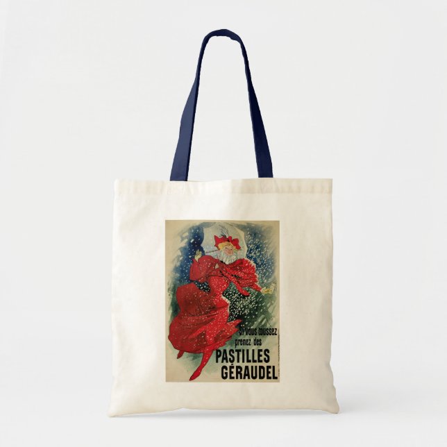 Bolsa Tote Pastilhas Antigas Geraudel Art Nouveau (Frente)