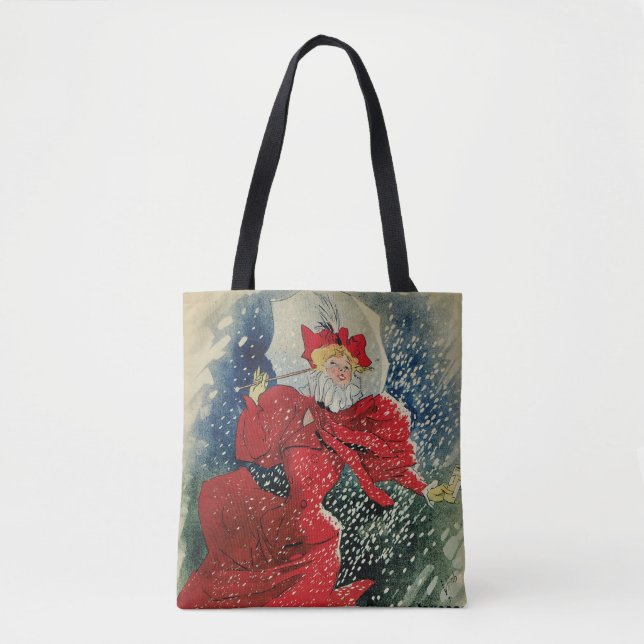 Bolsa Tote Pastilhas Antigas Geraudel Art Nouveau para Tosse (Frente)