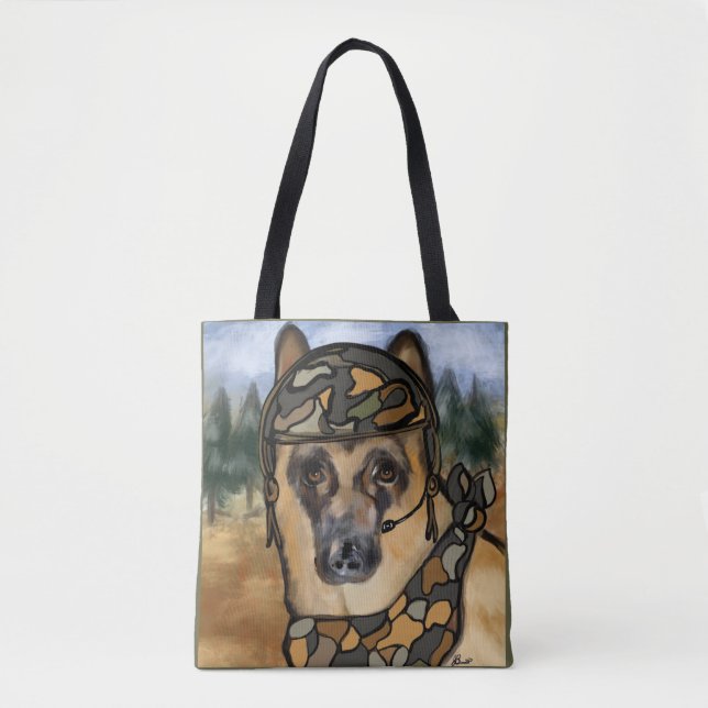 BOLSA TOTE PASTOR ALEMÃO       (Frente)