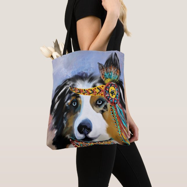 BOLSA TOTE PASTOR AUSTRALIANO (Close Up)