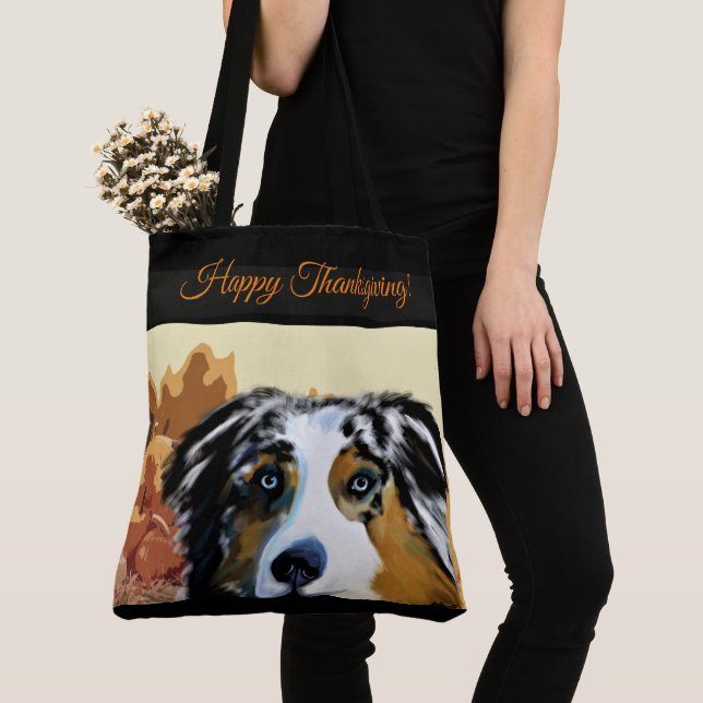 BOLSA TOTE PASTOR AUSTRALIANO (Close Up)