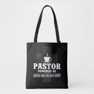 Bolsa Tote Pastor Preacher Café Lover Sacro Espírito Cafeei