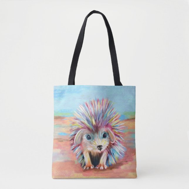 Bolsa Tote Pastos de ouriços de bebês (Frente)