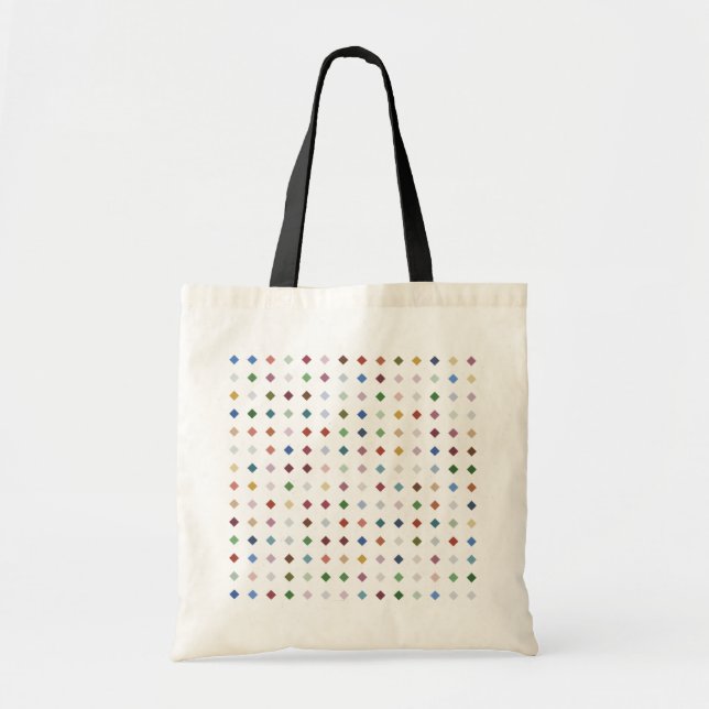 Bolsa Tote Pat Acessório da Moda do Array Diamond Geométrico  (Frente)