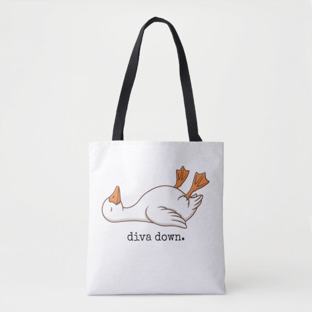 Bolsa Tote Pata Chata Diva Divertida  (Frente)