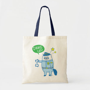 Bolsa Tote Patas acima! Goma é sacola de Pawsome Pawlice