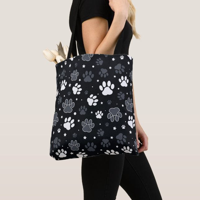 Bolsa Tote Patas de Cachorro – Presente Divertido  (Close Up)