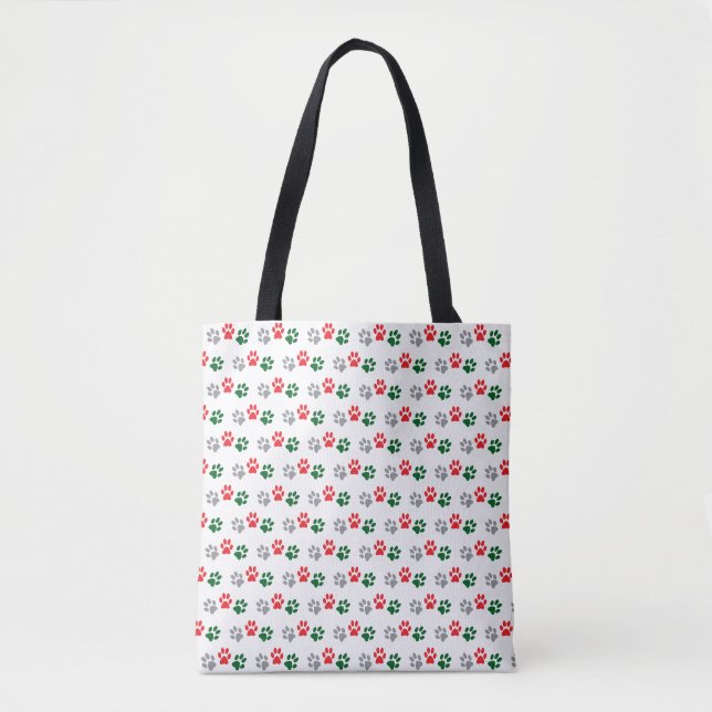 Bolsa Tote Patas de Natal (Frente)