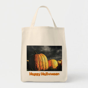 Bolsa Tote Patch da abóbora do Halloween