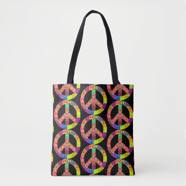 Bolsa Tote Patchy Peace (Frente)