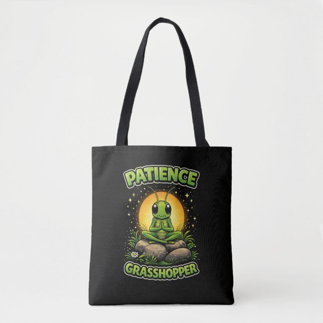 Bolsa Tote Patience Grasshopper (Frente)