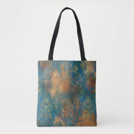 Bolsa Tote Pátina de Cooper Azul-Verde