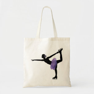 Bolsa Tote Patinador de gelo da menina
