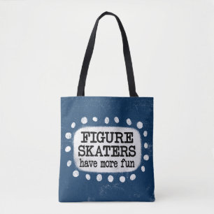 Bolsa Tote Patinadores de Figura têm mais tocas divertidas