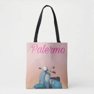 Bolsa Tote Patinete Palermo Itália poster
