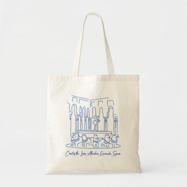Bolsa Tote Pátio dos Leões da Alhambra 1 (Frente)