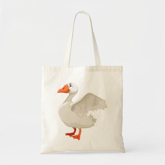 Bolsa Tote Pato branco (Frente)