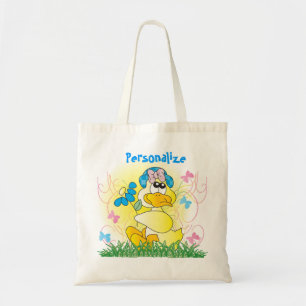 Bolsa Tote Pato da páscoa da primavera